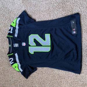 Women's Seattle Seahawks 12th Fan Navy Jersey